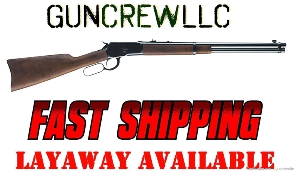 Winchester Model 1892 Carbine 44-40 Blued Walnut 534177140 20" Layaway-img-0