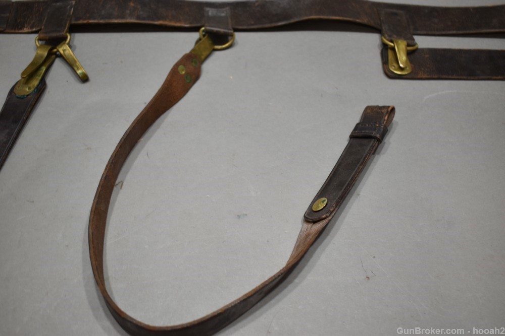 US Cavalry Belt Pattern 1882 Sherman Mills 45 Colt Rock Island Arsenal-img-5