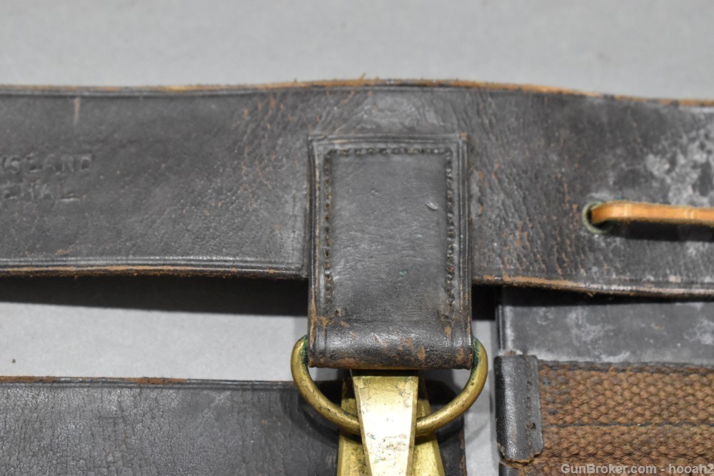 US Cavalry Belt Pattern 1882 Sherman Mills 45 Colt Rock Island Arsenal-img-30