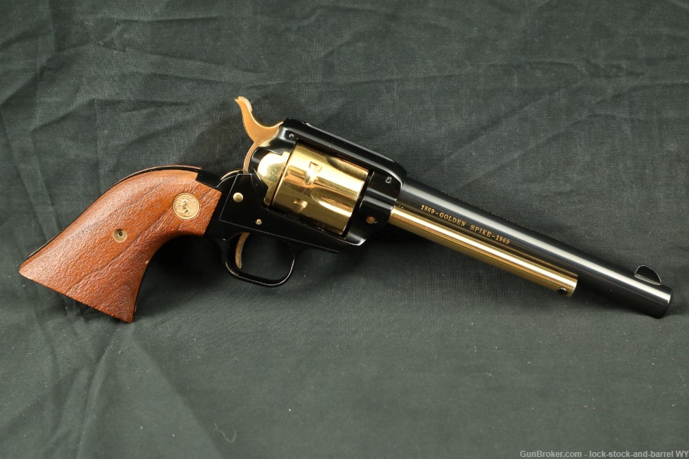 Colt Golden Spike Commemorative Frontier Scout .22 LR Revolver, 1969 C&R-img-3
