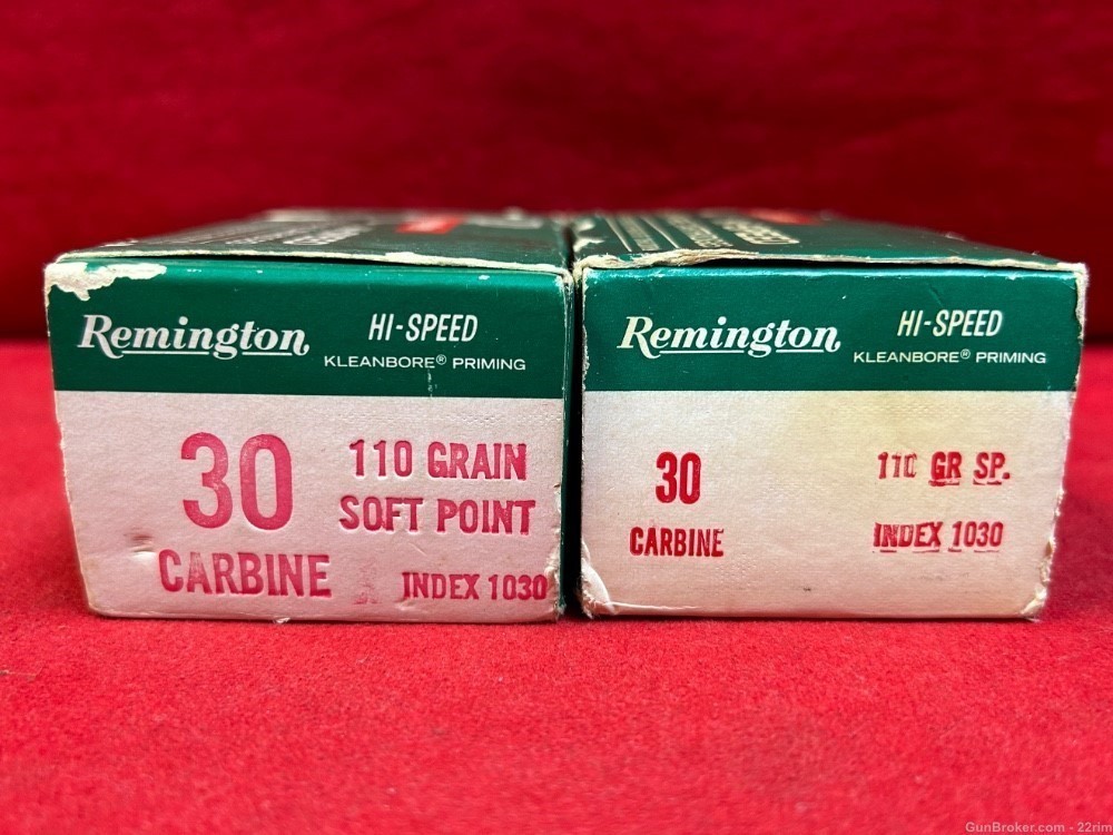 Remington .30 Carbine, 110Gr Soft Point, 100rds-img-1