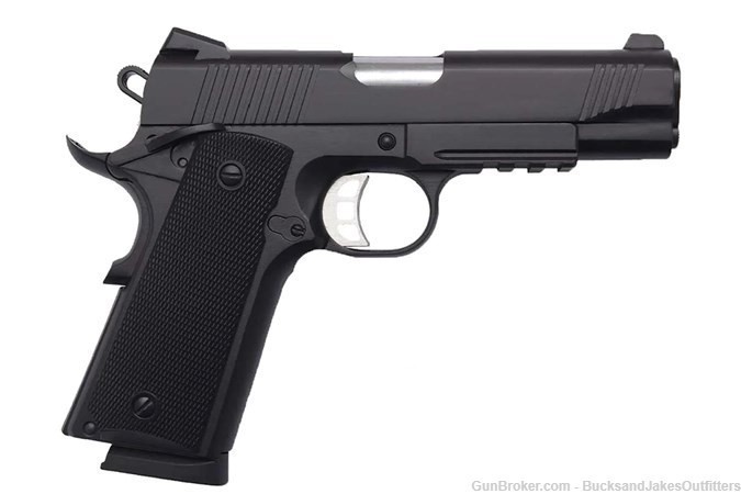 TISAS 1911 CARRY 9MM BL/RAIL 4.25"-img-0