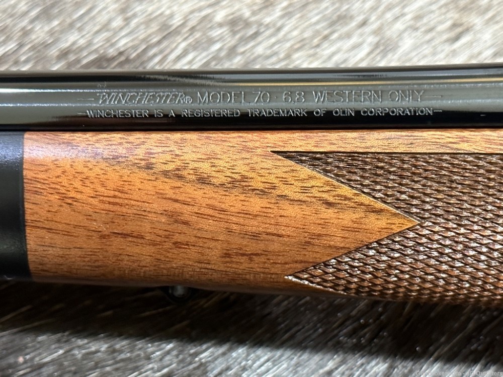 FREE SAFARI, NEW WINCHESTER MODEL 70 SUPER GRADE 6.8 WESTERN 24" GOOD WOOD-img-14