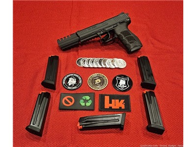 John Wick HK P30L with Wicked Compensator and 10oz Continental Silver