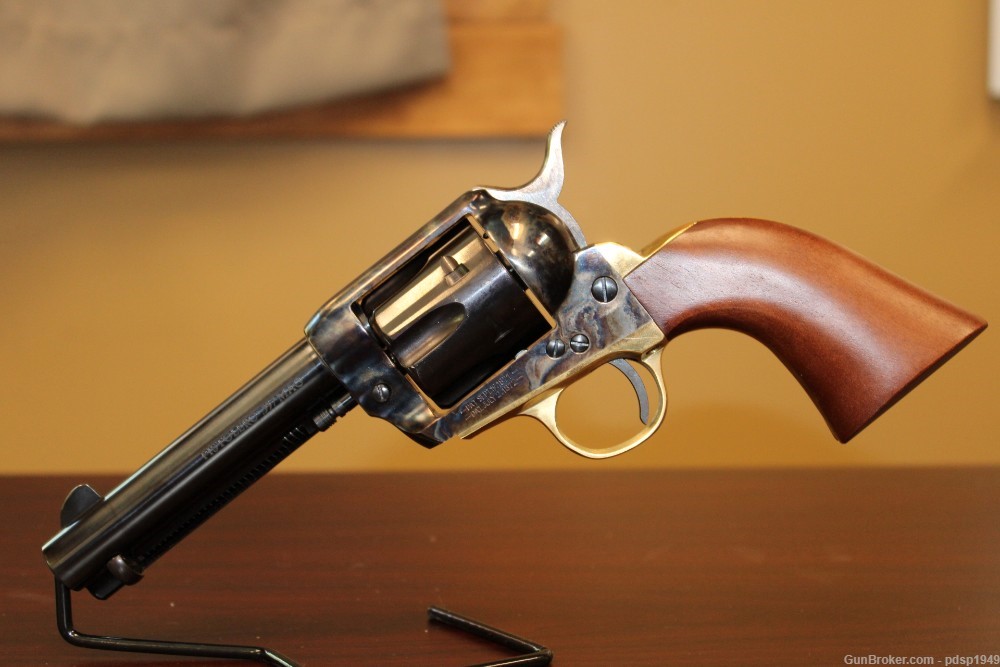 USED Cimarron Pietta 1873 Pistolero SAO Revolver .357 Mag 4.75" 6rd-img-0