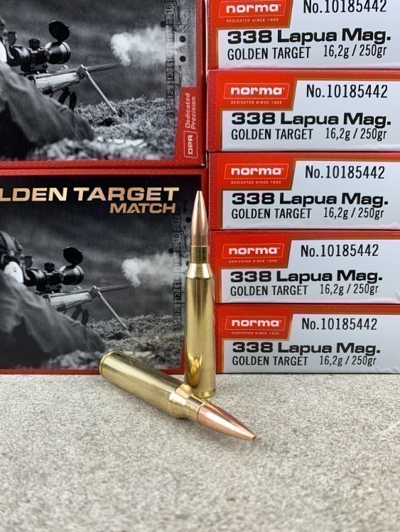 200 Round Case Norma 10185442 Dedicated Precision .338 LAPUA MAG 250gr-img-0