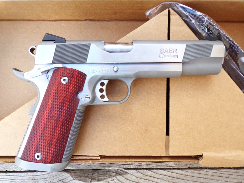 Les Baer Custom Carry / Stan Chen Customized 1911 .45 ACP Pistol – NICE!-img-9