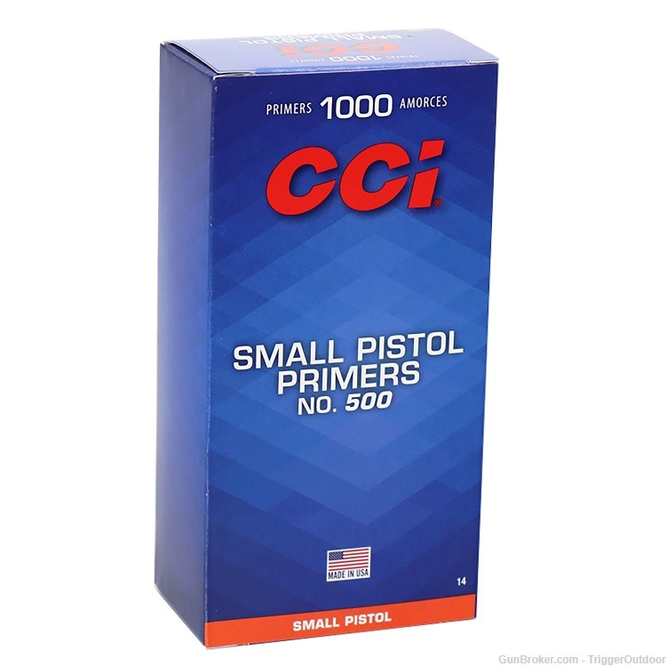 CCI 0014 Standard Pistol No. 500 Small Pistol Multi Caliber Handgun-img-0