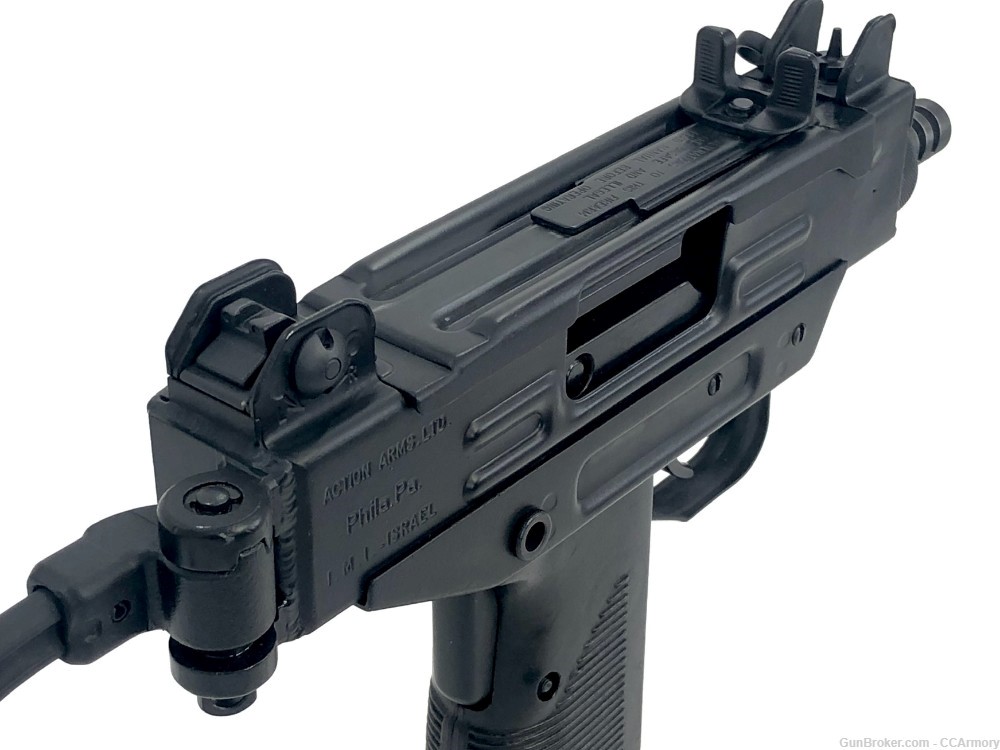 IMI Micro Uzi 9x19mm NATO Transferable Reg Bolt Submachine Gun / Pistol-img-10