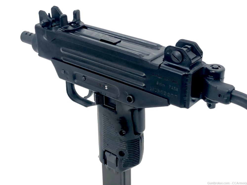 IMI Micro Uzi 9x19mm NATO Transferable Reg Bolt Submachine Gun / Pistol-img-18