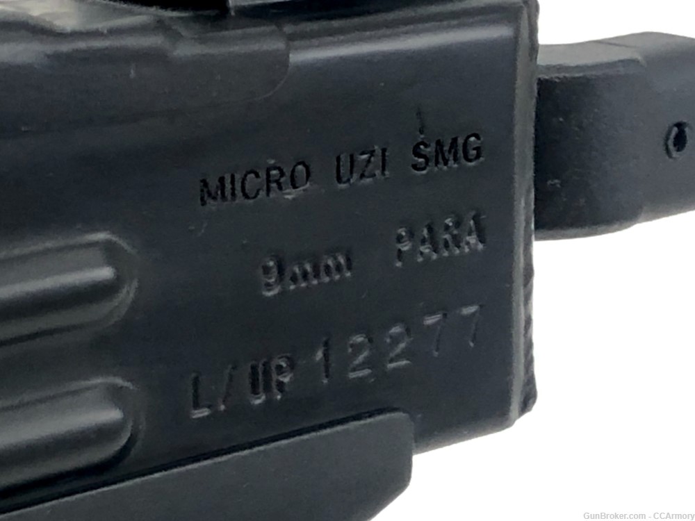 IMI Micro Uzi 9x19mm NATO Transferable Reg Bolt Submachine Gun / Pistol-img-20