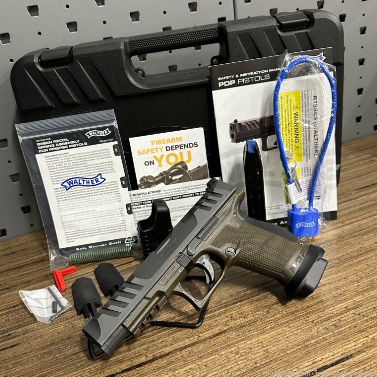Walther PDP Pro Compact 5" w/ Box Mags Papers CLEAN! Penny Auction!-img-0