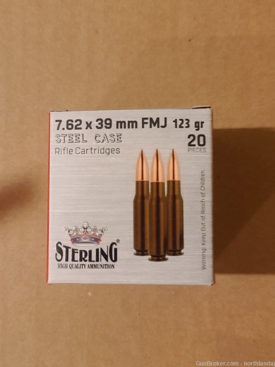 PENNY AUCTION 7.62x39 Ammo NO RESERVE-img-0