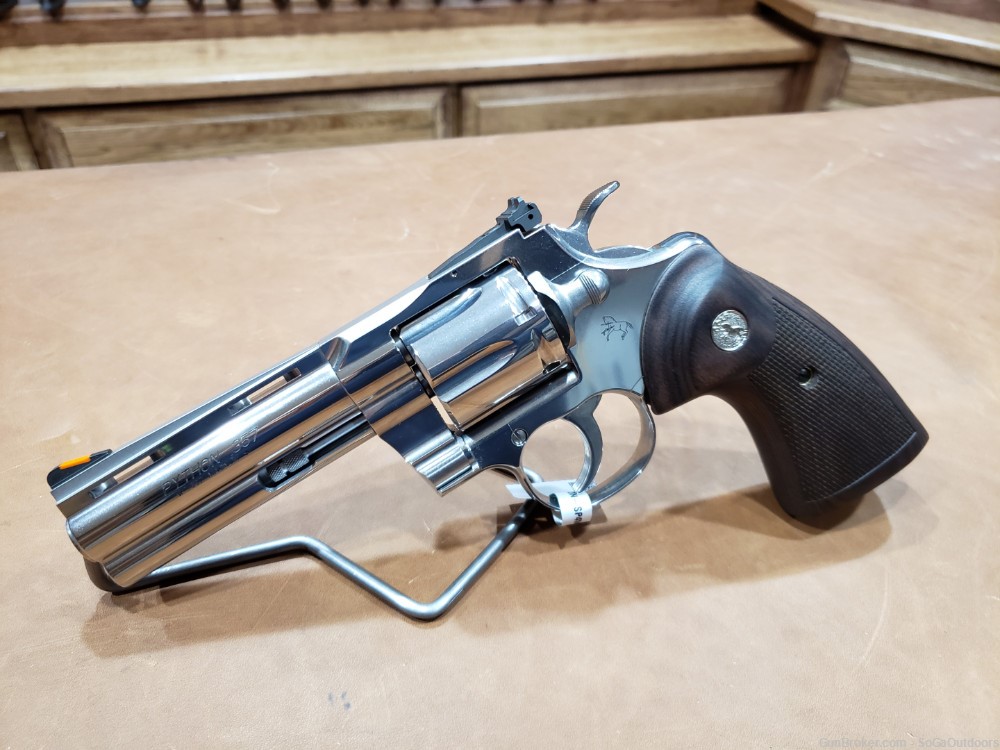 Colt PYTHON 357 Mag Stainless Steel 4.25" Revolver SP4WTS NO RESERVE-img-0