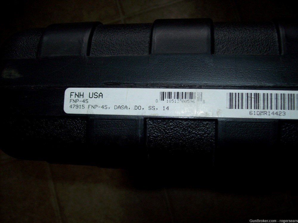 FNP .45  hard gun case -img-7