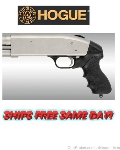 Hogue Mossberg 500 12 and 20 Gauge Over Molded Tamer Grip # 05014-img-0