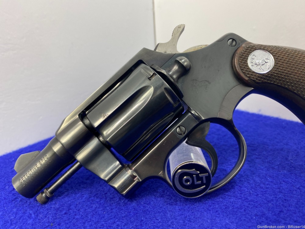 1969 Colt Detective Special .38 Spl Blue 2" *FANTASTIC POST-WAR MODEL*-img-4