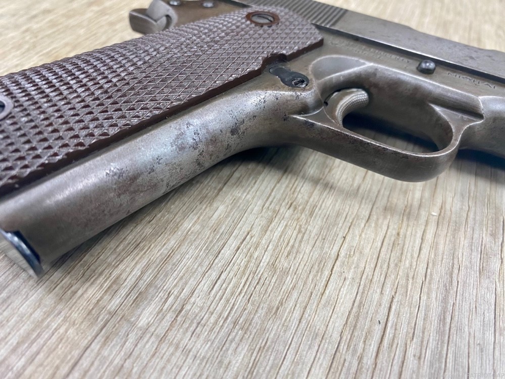 RARE 1943 US Army WWII COLT M1911A1 .45ACP (PENNY AUCTION)-img-8
