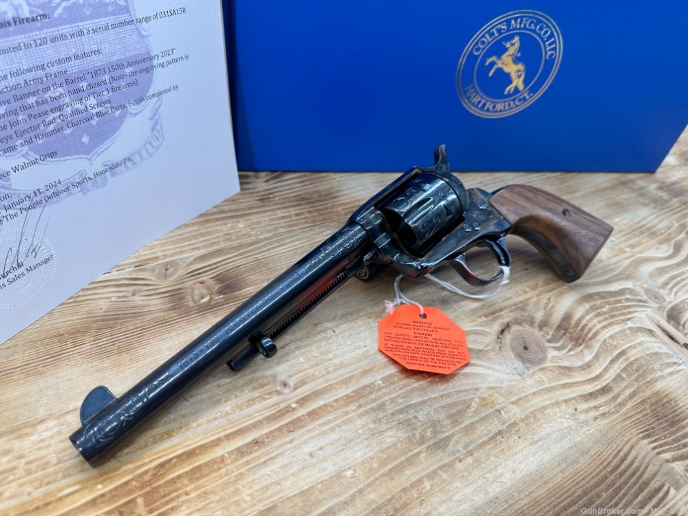 Colt Single Action Army 150th Anniversary 1 of 120 #106 CUSTOM SHOP-img-2