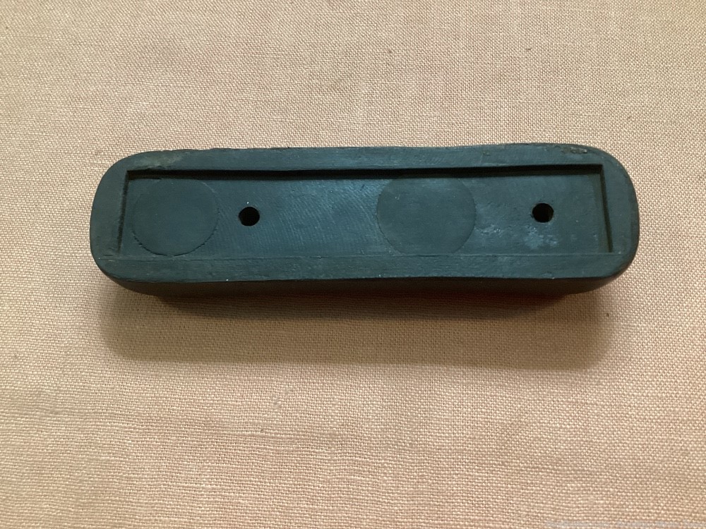 Rifle Hard Rubber Butt Plate.-img-1
