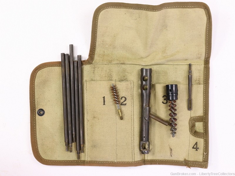 US Military M12 Tool Roll  with M14 Rifle Cleaning kit-img-3