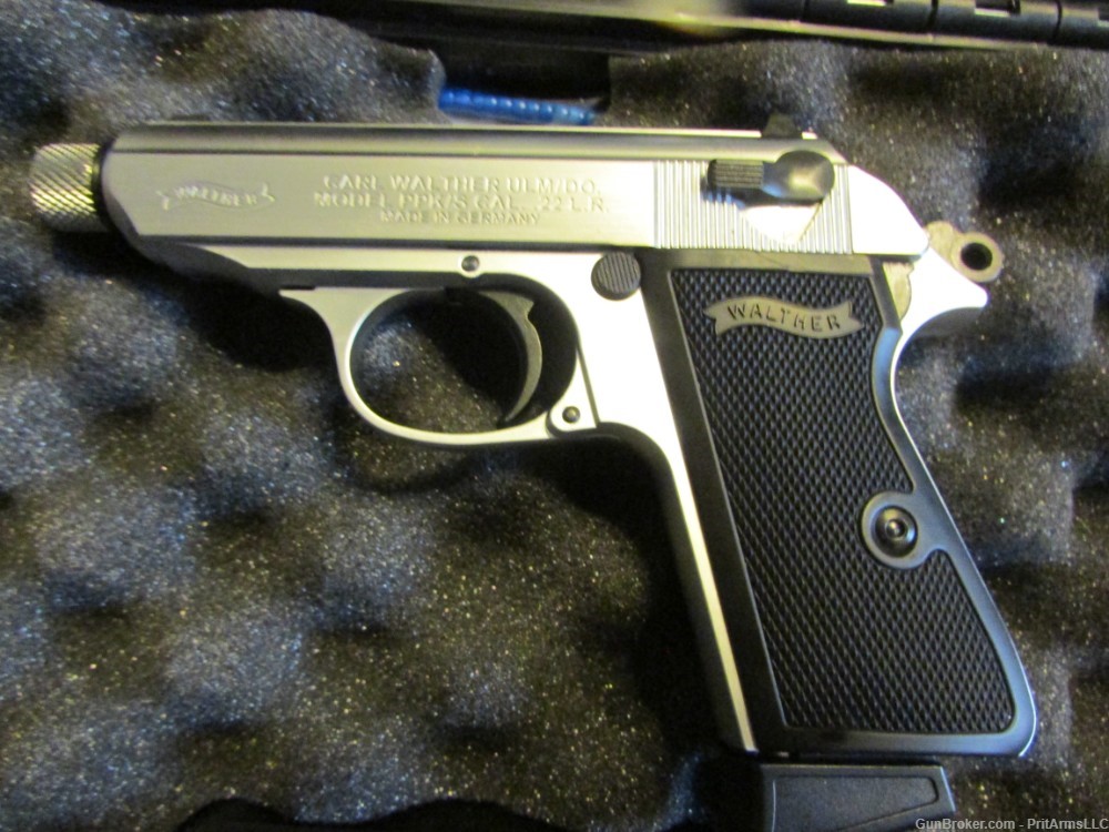 WALTHER PPK/S, NICKLE, 22LR-img-5