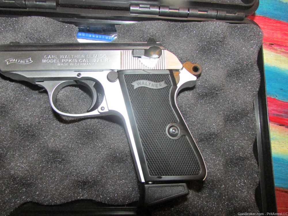 WALTHER PPK/S, NICKLE, 22LR-img-9