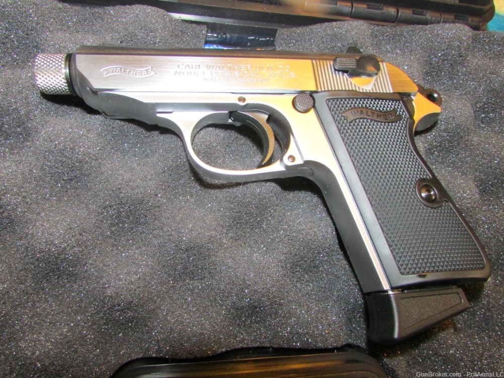 WALTHER PPK/S, NICKLE, 22LR-img-8