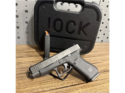 Glock 48 9mm 4" 10rd w/ Box + Papers VERY CLEAN! PENNY AUCTION