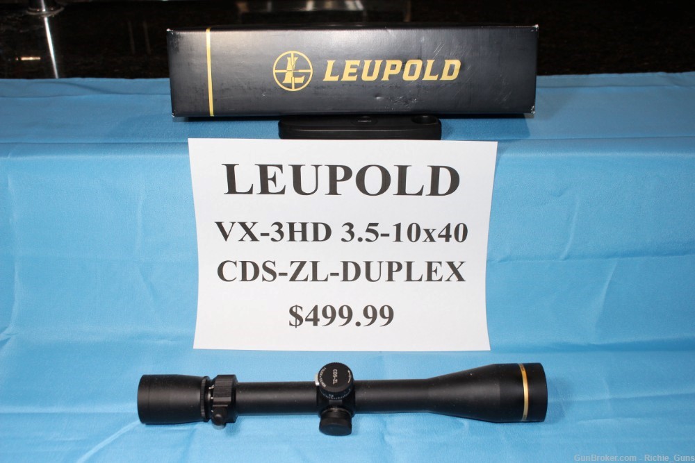 Leupold VX-3HD Rifle Scope As New In Box-img-0