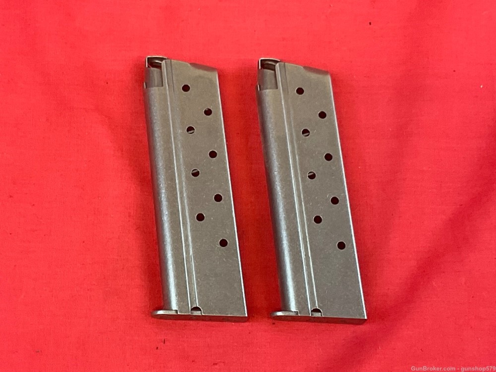 Metalform 1911 Single Stainless 10MM Magazine LOT x2 Delta Ruger Kimber 8-img-1