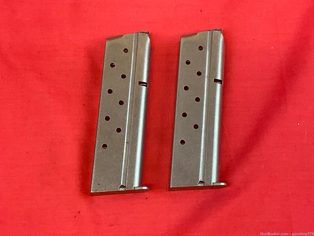 Metalform 1911 Single Stainless 10MM Magazine LOT x2 Delta Ruger Kimber 8-img-0