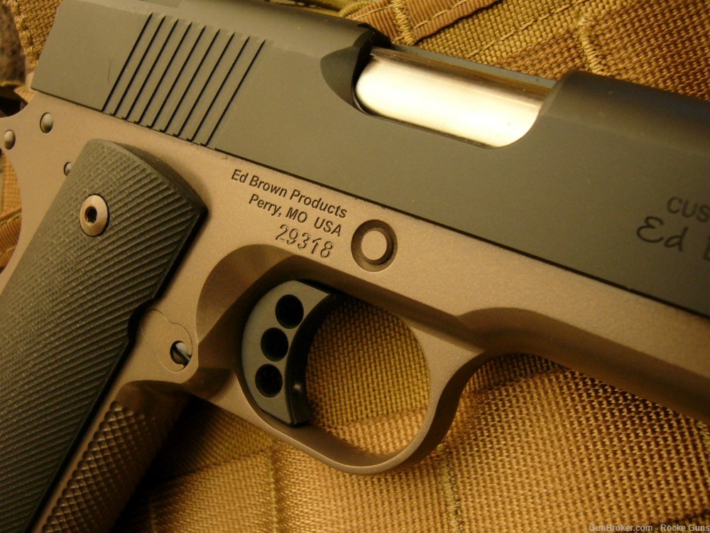 ED BROWN WILSON COMBAT SPECIAL FORCES 1911 .45 ACP CUSTOM BATTLE BRONZE -img-4