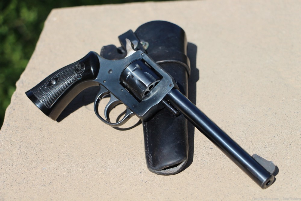 NEAR MINT 1976 H&R Model 929 9 shot DA SA revolver w/ holster EXCELLENT-img-0