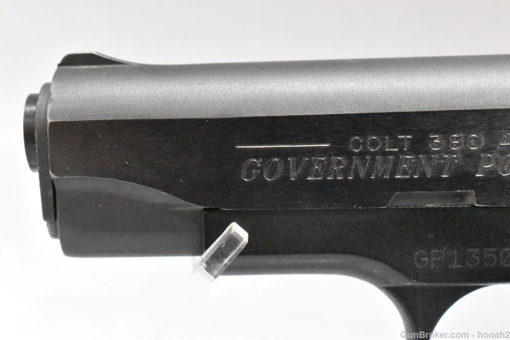 Nice Colt Government Pocketlite Semi Auto Pistol 380 ACP W Box 1995-img-13