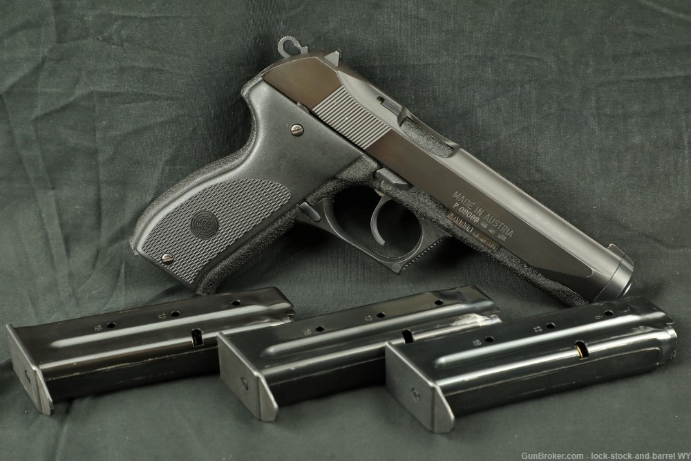 Steyr Model GB 9mm Luger Gas-Delayed Blowback Semi-Automatic Pistol, 1983-img-2