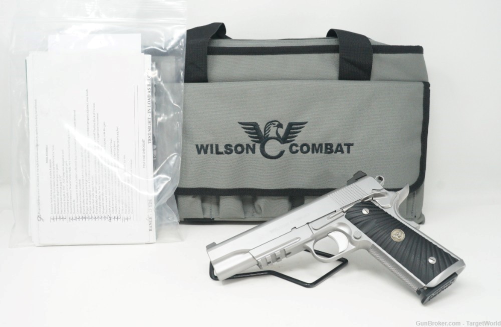 WILSON COMBAT CQB .45 ACP WITH LIGHT RAIL STAINLESS (19527)-img-36