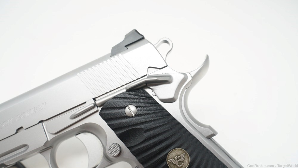 WILSON COMBAT CQB .45 ACP WITH LIGHT RAIL STAINLESS (19527)-img-5