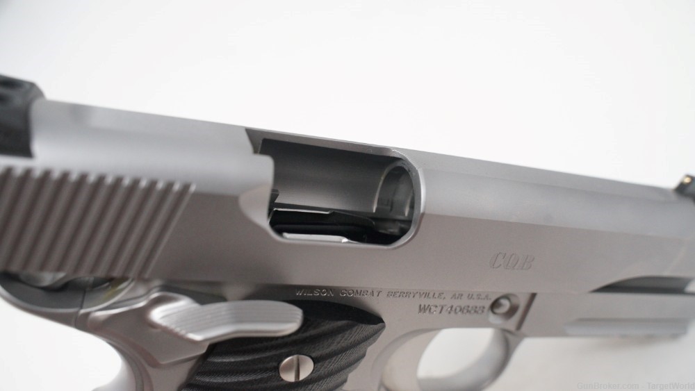 WILSON COMBAT CQB .45 ACP WITH LIGHT RAIL STAINLESS (19527)-img-20