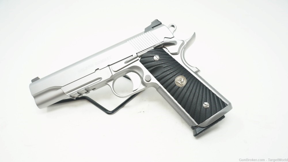 WILSON COMBAT CQB .45 ACP WITH LIGHT RAIL STAINLESS (19527)-img-0