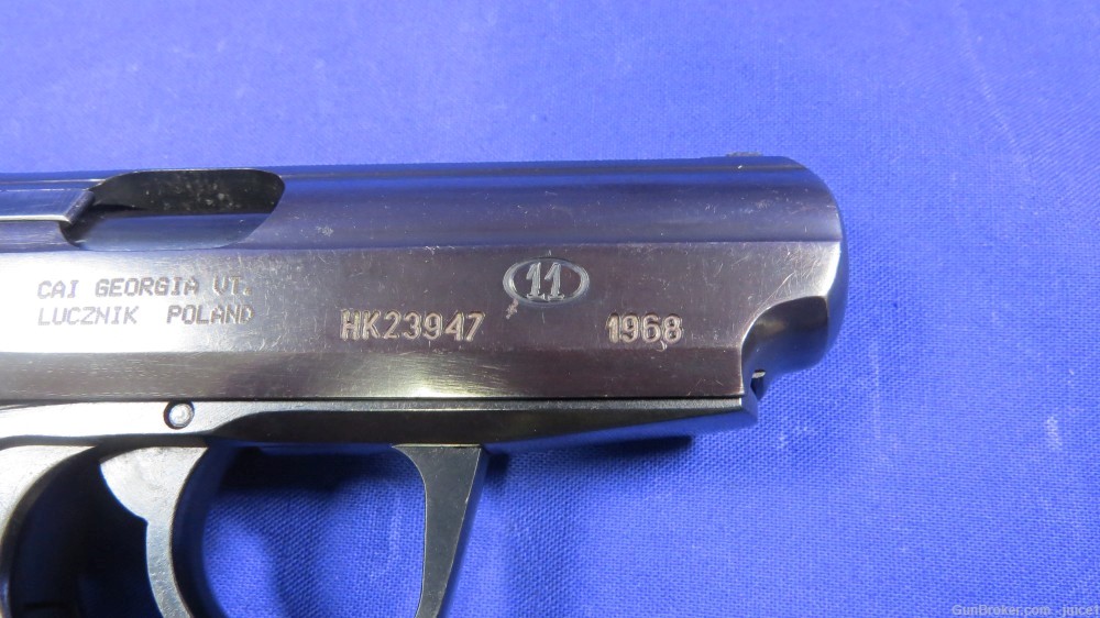 Polish Radom P64 P-64 9x18mm 9mm Makarov Semi-Auto Pistol - 1968 C&R-img-13
