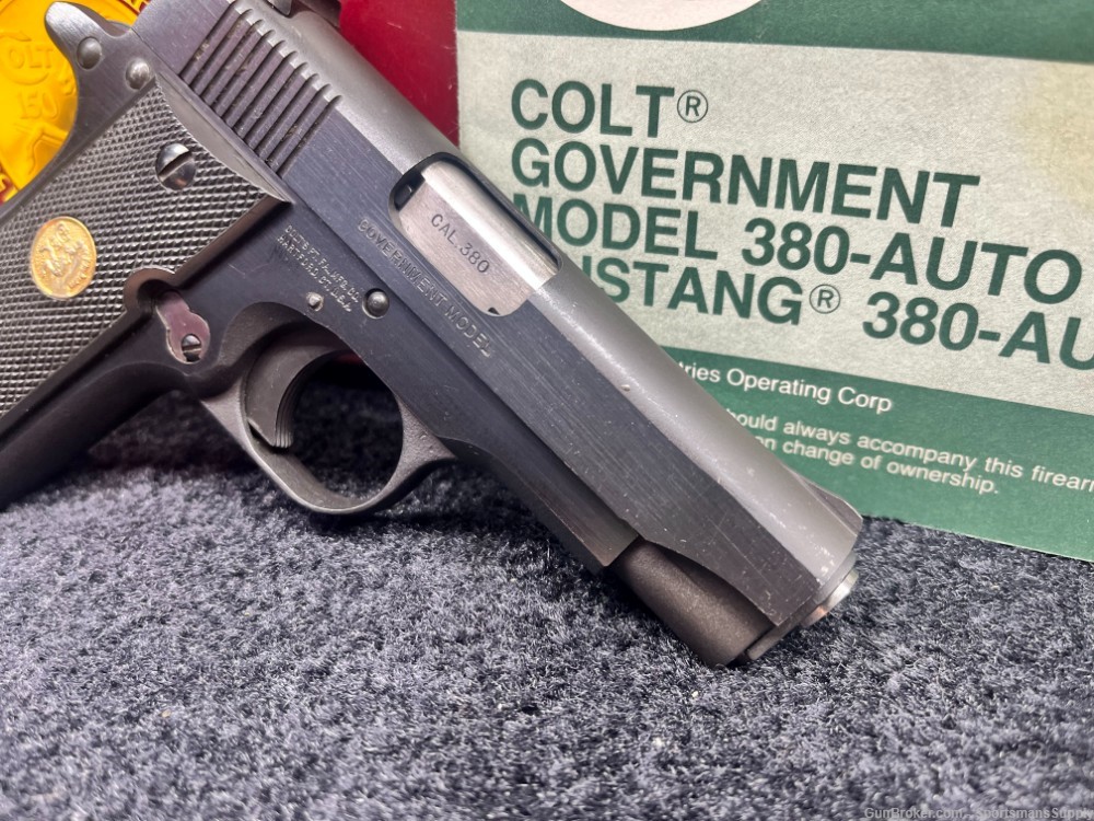 USED Colt Government MKIV S-80 in .380 ACP with 3.25" Brl and 3-6 Rnd Mags!-img-1