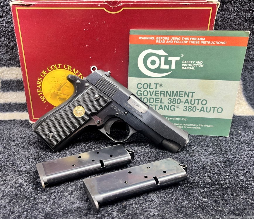 USED Colt Government MKIV S-80 in .380 ACP with 3.25" Brl and 3-6 Rnd Mags!-img-0