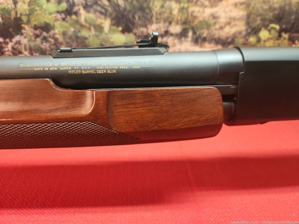 Winchester model 1300 Whitetails Unlimited 12 gauge 22" slug rifled barrel-img-8