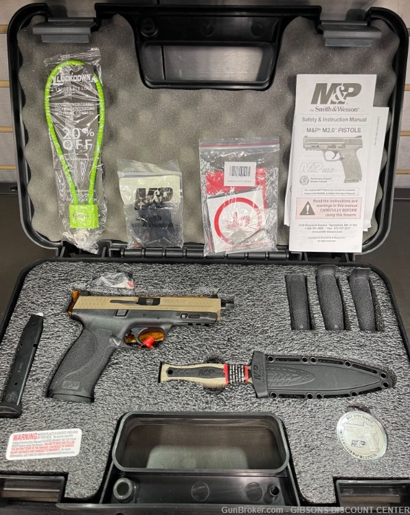 Smith & Wesson, M&P9 9MM, 4.6",  Optic Ready, With Knife and Coin, 13450-img-2