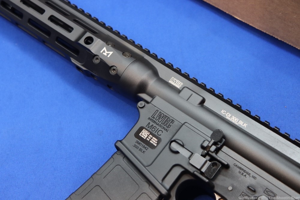 LWRC Model IC DI AR15 Rifle 300BLK 16" 300 BLACKOUT MLOK AR-15 BLACK AR-img-13