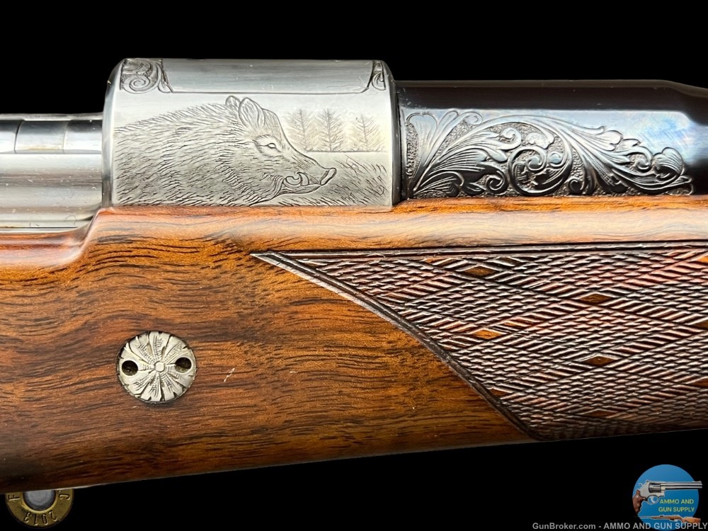 BROWNING B7S MK II EUROPEAN DELUXE GRADE - 270 WIN -  A. BRIGANTE SIGNED-img-23