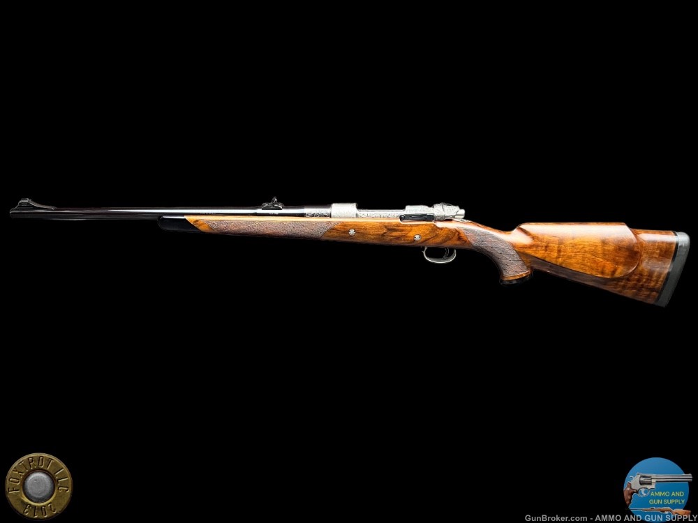 BROWNING B7S MK II EUROPEAN DELUXE GRADE - 270 WIN -  A. BRIGANTE SIGNED-img-1