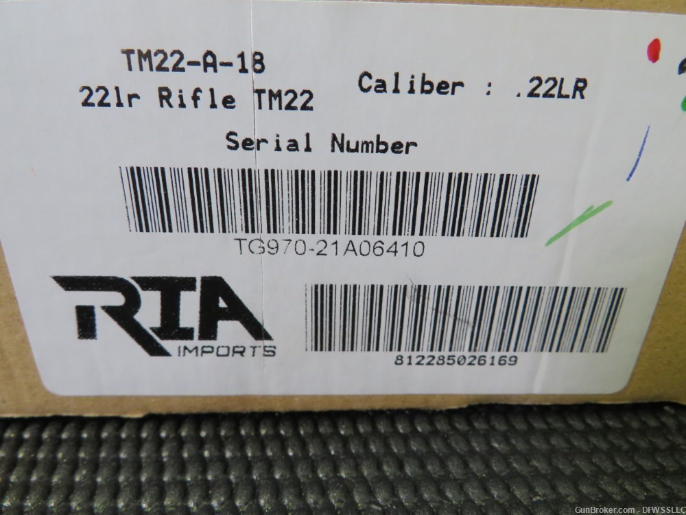 PENNY! ROCK ISLAND RIA TM22 .22LR W/ 18" BARREL, NIB!-img-23