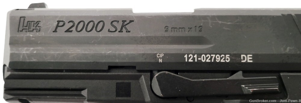 HK HECKLER & KOCH P2000 SK V2 9mm 3.27" SUBCOMPACT SEMI-AUTO PISTOL GERMANY-img-7